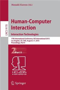 Human-Computer Interaction: Interaction Technologies