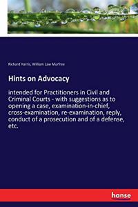 Hints on Advocacy