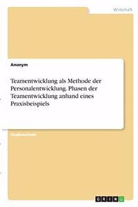 Teamentwicklung als Methode der Personalentwicklung. Phasen der Teamentwicklung anhand eines Praxisbeispiels