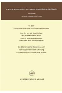 Die ökonomische Bewertung von Vorranggebieten der Erholung