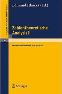 Zahlentheoretische Analysis II