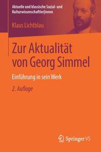 Zur Aktualität Von Georg Simmel