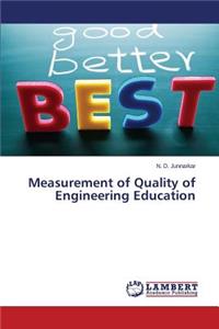 Measurement of Quality of Engineering Education