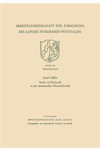Statik Und Dynamik in Der Scholastischen Wirtschaftsethik