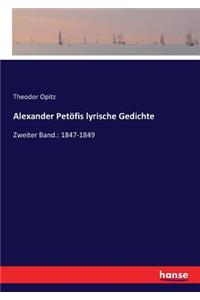 Alexander Petöfis lyrische Gedichte