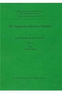 Die Agyptisch-Arabischen Dialekte