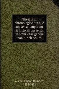 Thesaurus chronologiae