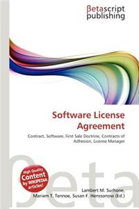 Software License Agreement