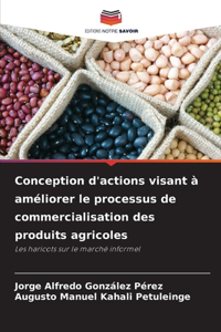Conception d'actions visant à améliorer le processus de commercialisation des produits agricoles