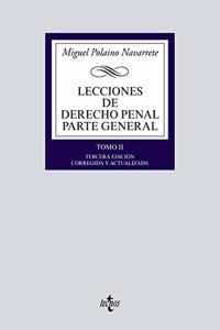 Lecciones de Derecho Penal Parte general: Tomo II