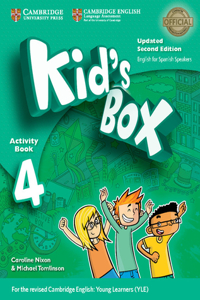 Kid's Box Level 4 Activity Book with CD ROM and My Home Booklet Updated English for Spanish Speakers