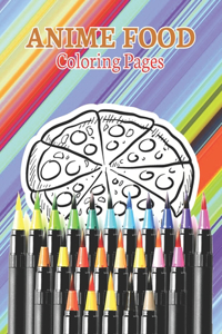 Anime Food Coloring Pages