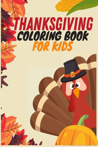 THANKSGIVING Coloring BOOK for Kids