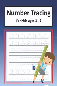 Number Tracing for Kids ages 3-5