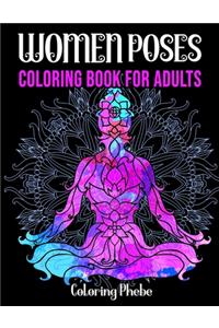 Women Poses Coloring Book For Adults