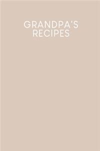 Grandpa's recipes