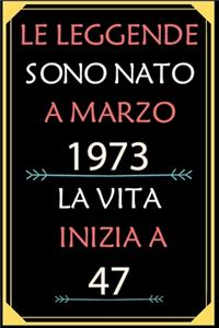 Le Leggende Sono Nato A Marzo 1973 La Vita Inizia A 47