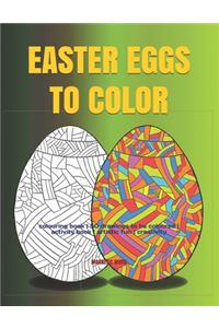 Easter Eggs to Color