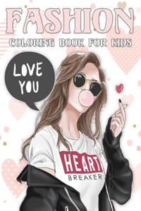 Fashion Coloring Book For Girls