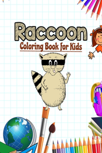 Raccoon Coloring Book for Kids