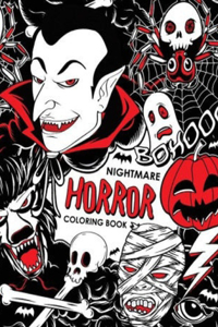 Nightmare Horror Coloring Book
