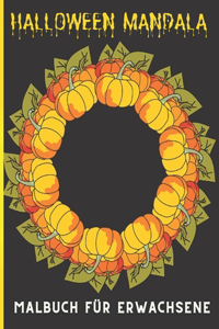 Halloween-Mandala-Malbuch für Erwachsene