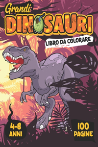 Grandi Dinosauri Libro Da Colorare