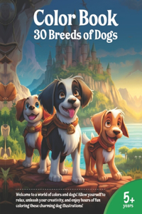 Color Book 30 breeds of Dog