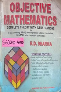 Rd Sharma Objective Mathematics Complete Theory With Illustrations Second Hand & Used Book