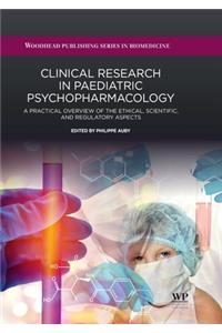 Clinical Research in Paediatric Psychopharmacology