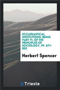 Ecclesiastical Institutions