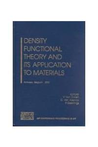 Density Functional Theory and Its Application to Materials