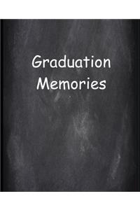 Graduation Memories Chalkboard Design School Composition Book