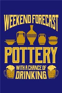 Weekend Forecast Pottery with a Chance of Drinking