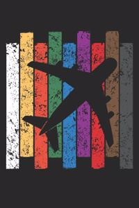 Airplane Color Silhouette