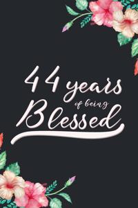 Blessed 44th Birthday Journal