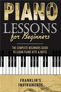 Piano Lessons for Beginners