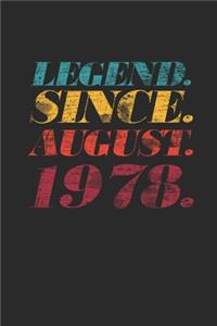 Legend Since August 1978