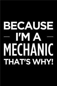 Because I'm a Mechanic That's Why