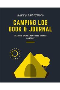Happy Camping's Camping Log Book Journal