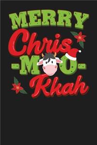 Merry Chris-Moo-kkah: 6x9 120 Page Christmas Keepsake Journal