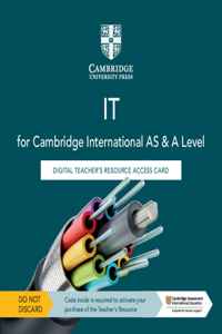 Cambridge International as & a Level It Digital Teacher's Resource Access Card