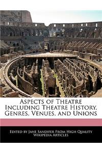 Aspects of Theatre Including Theatre History, Genres, Venues, and Unions