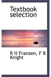 Textbook Selection