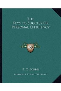 The Keys to Success or Personal Efficiency