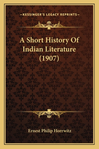 Short History Of Indian Literature (1907)