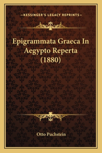 Epigrammata Graeca In Aegypto Reperta (1880)