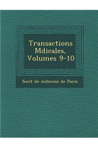 Transactions M Dicales, Volumes 9-10