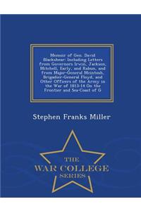 Memoir of Gen. David Blackshear