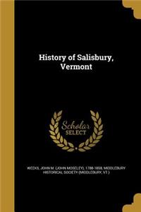 History of Salisbury, Vermont